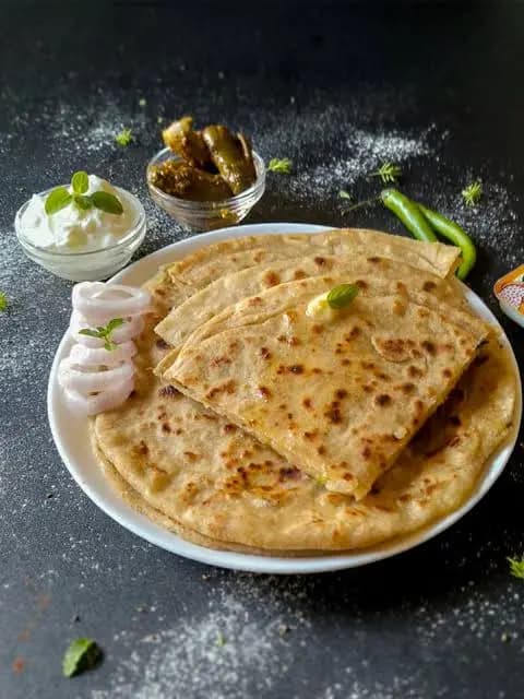 Aloo Paratha at Zafran Kitchen, Ajman Industrial Area 2