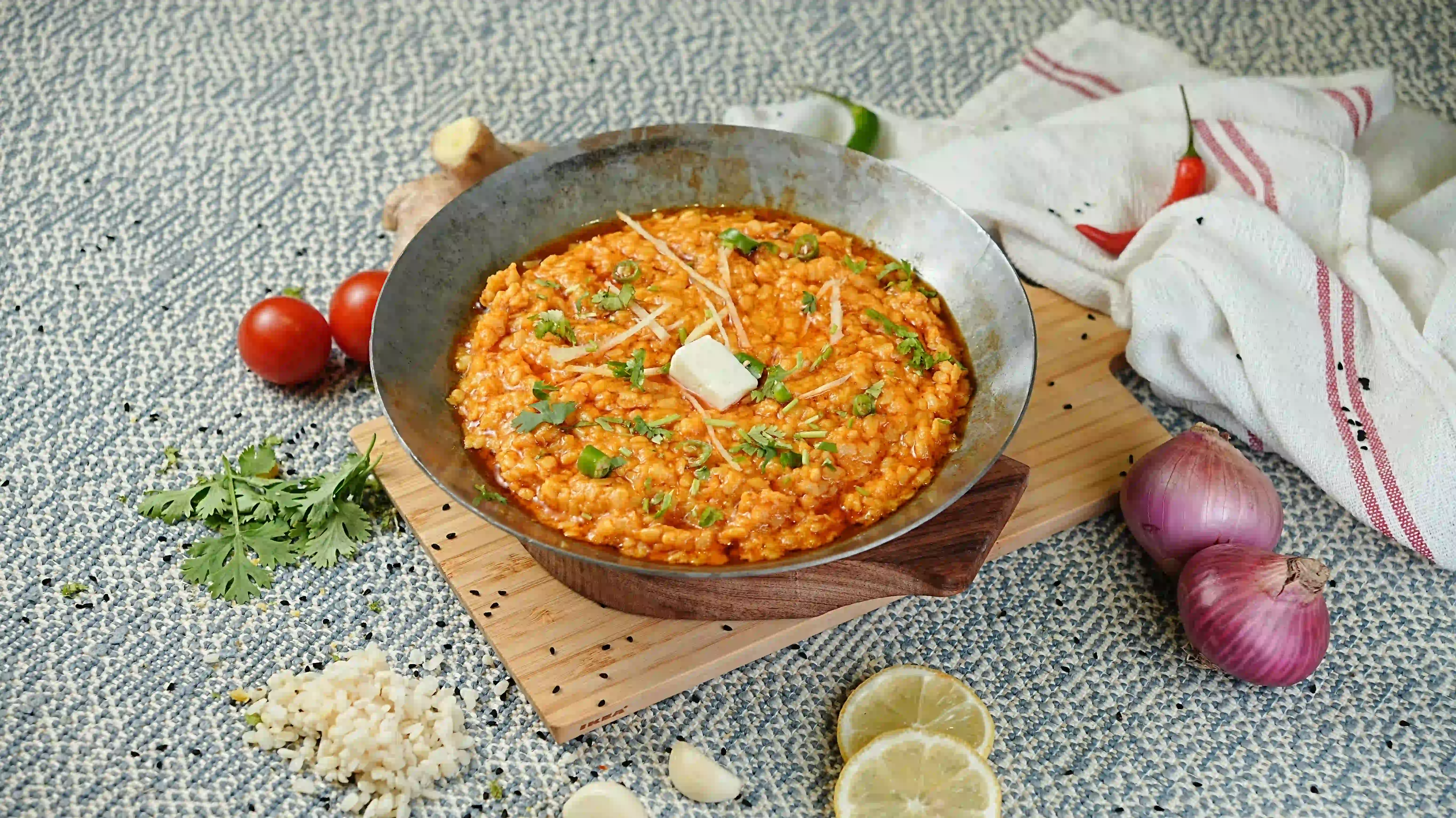 Daal mash served for Friday mess dinner at Zafran Kitchen Ajman