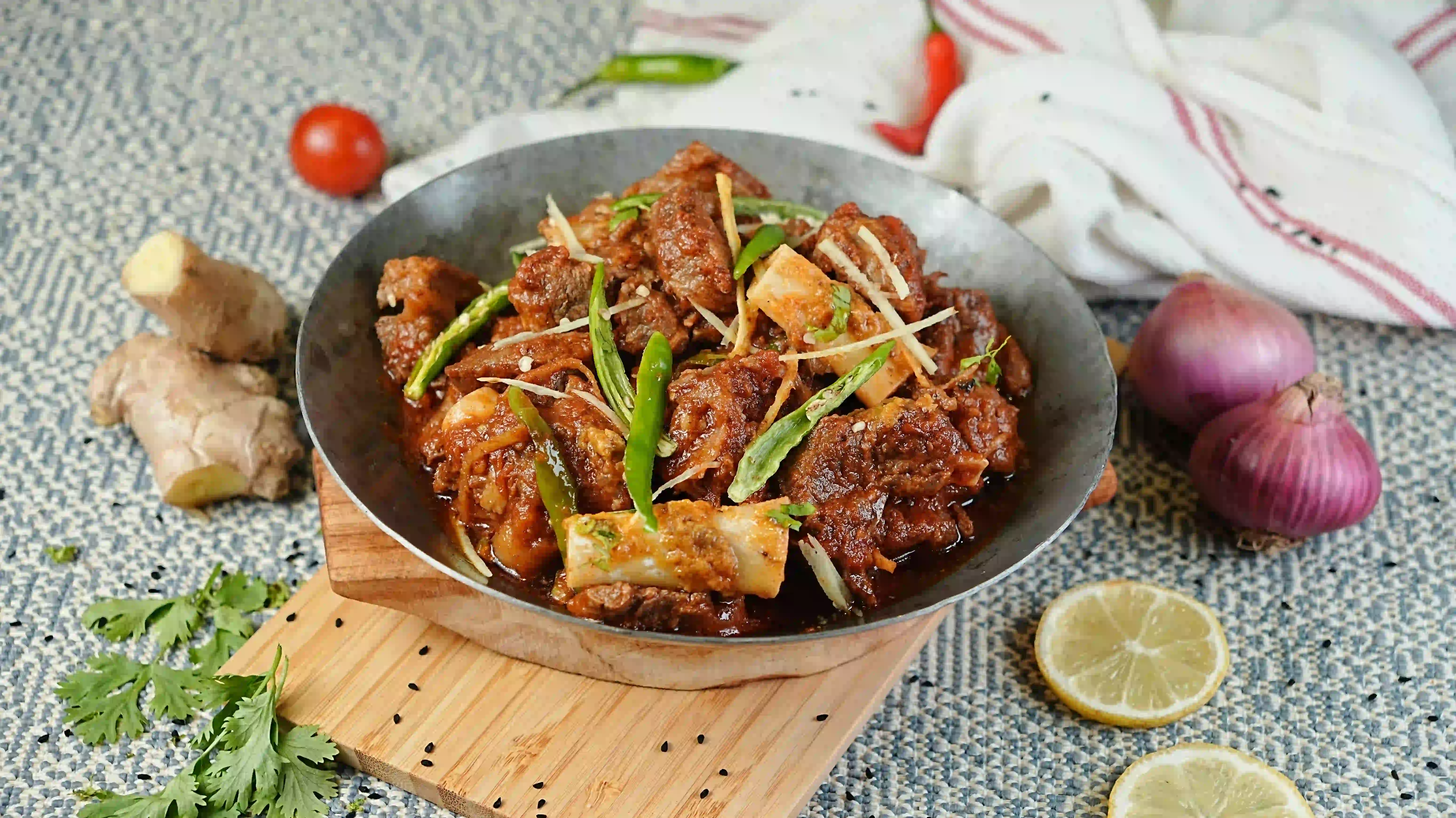 Mutton Shinwari Karahi at Zafran Kitchen, Ajman Industrial Area 2
